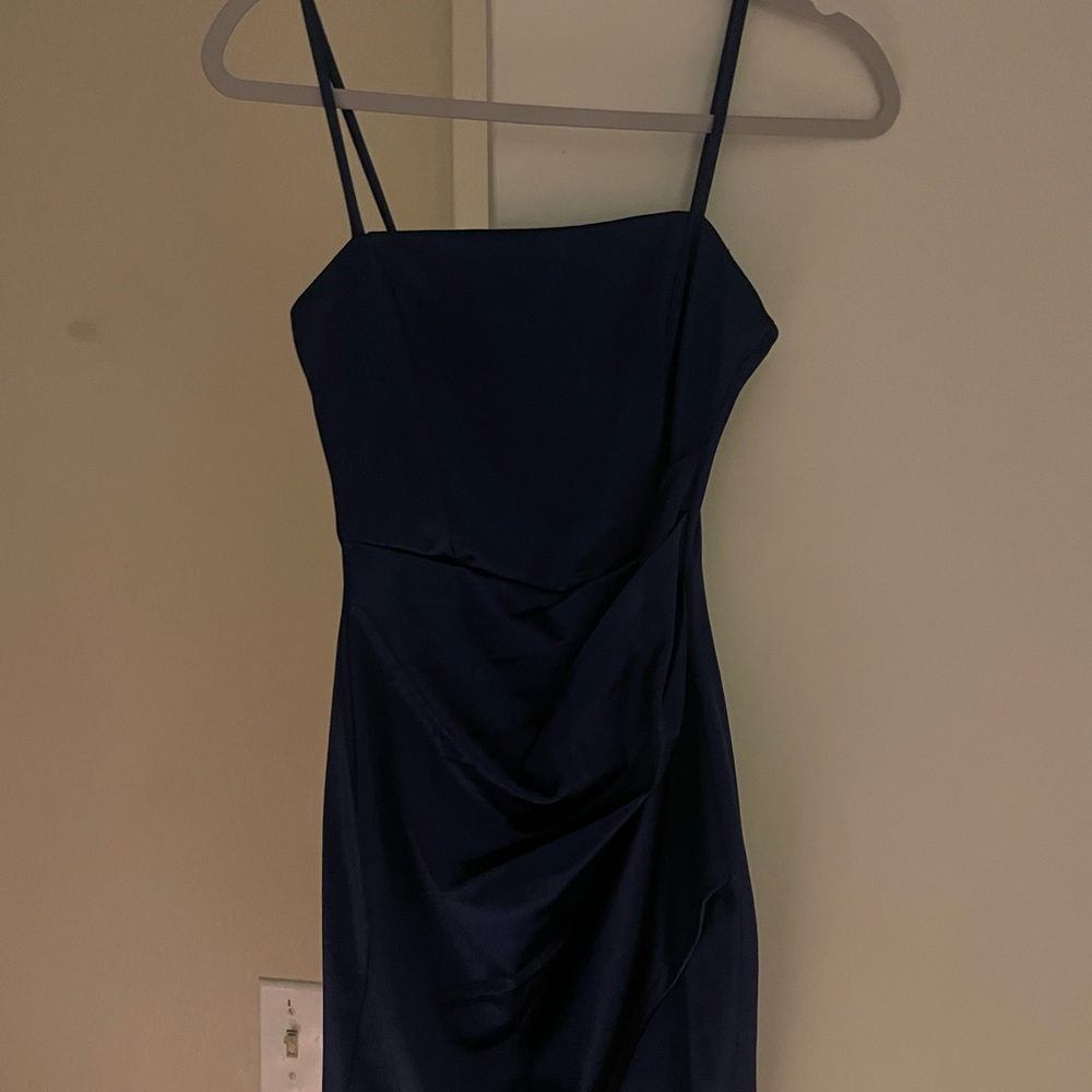 Dark blue dress